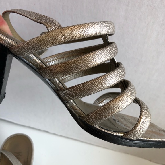 Gorg! YSL Yves Saint Laurent strappy block high heel shoes - Picture 14 of 16